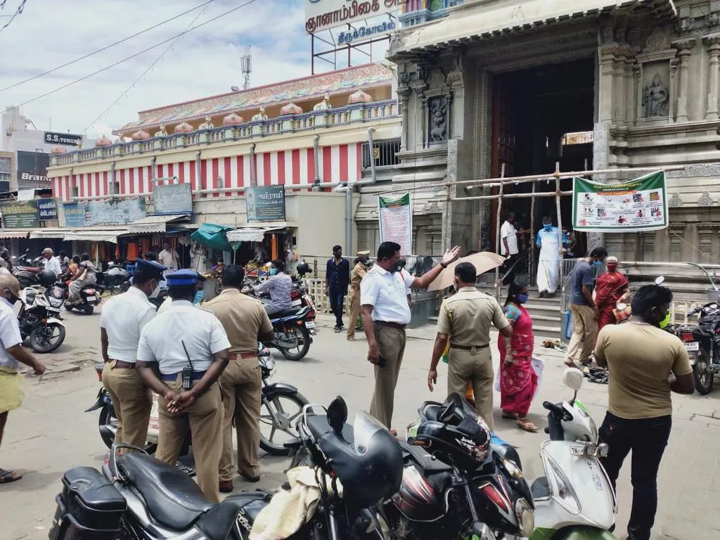  Bomb threat to Abirami Amman temple in Dindigul!